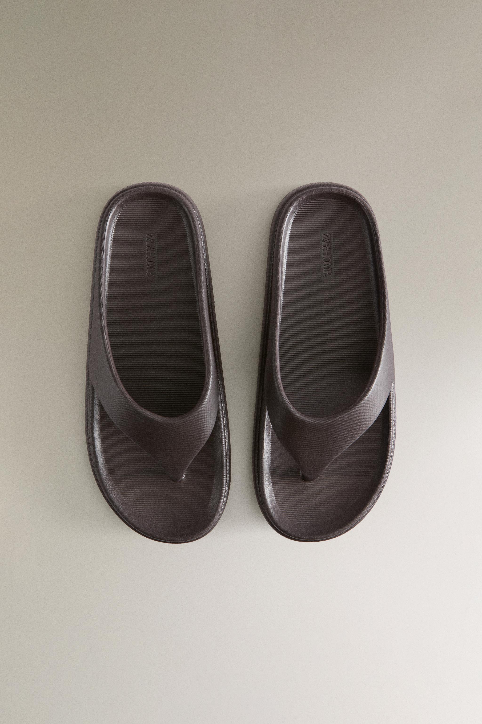 SANDALES PLATES CAOUTCHOUC